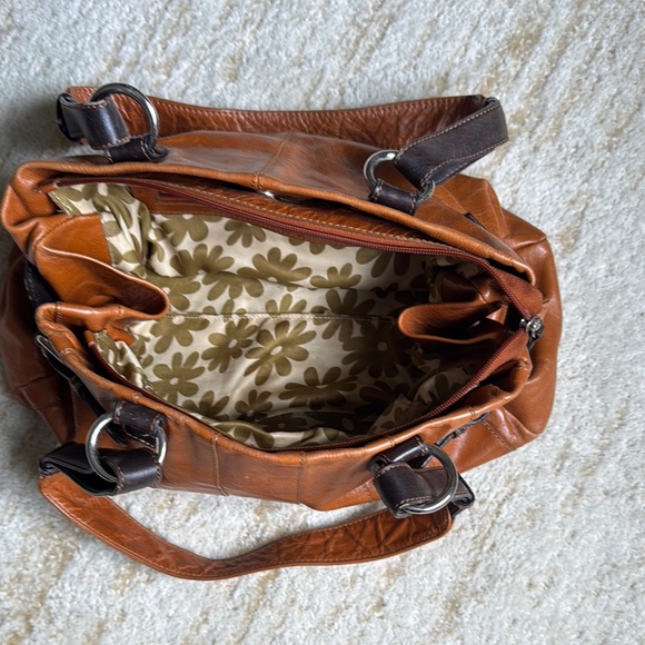 Nino Bossi  Brown Leather Handbag - Picture 4 of 6